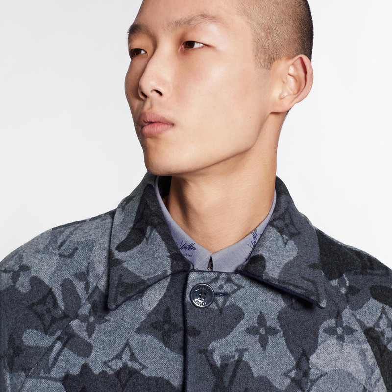 Camo Double Face Car Coat 3