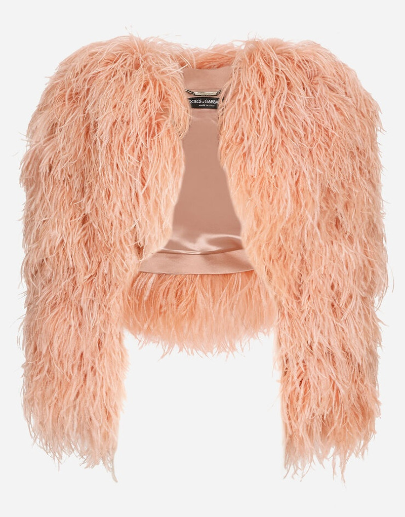 Ostrich feather bolero jacket 1