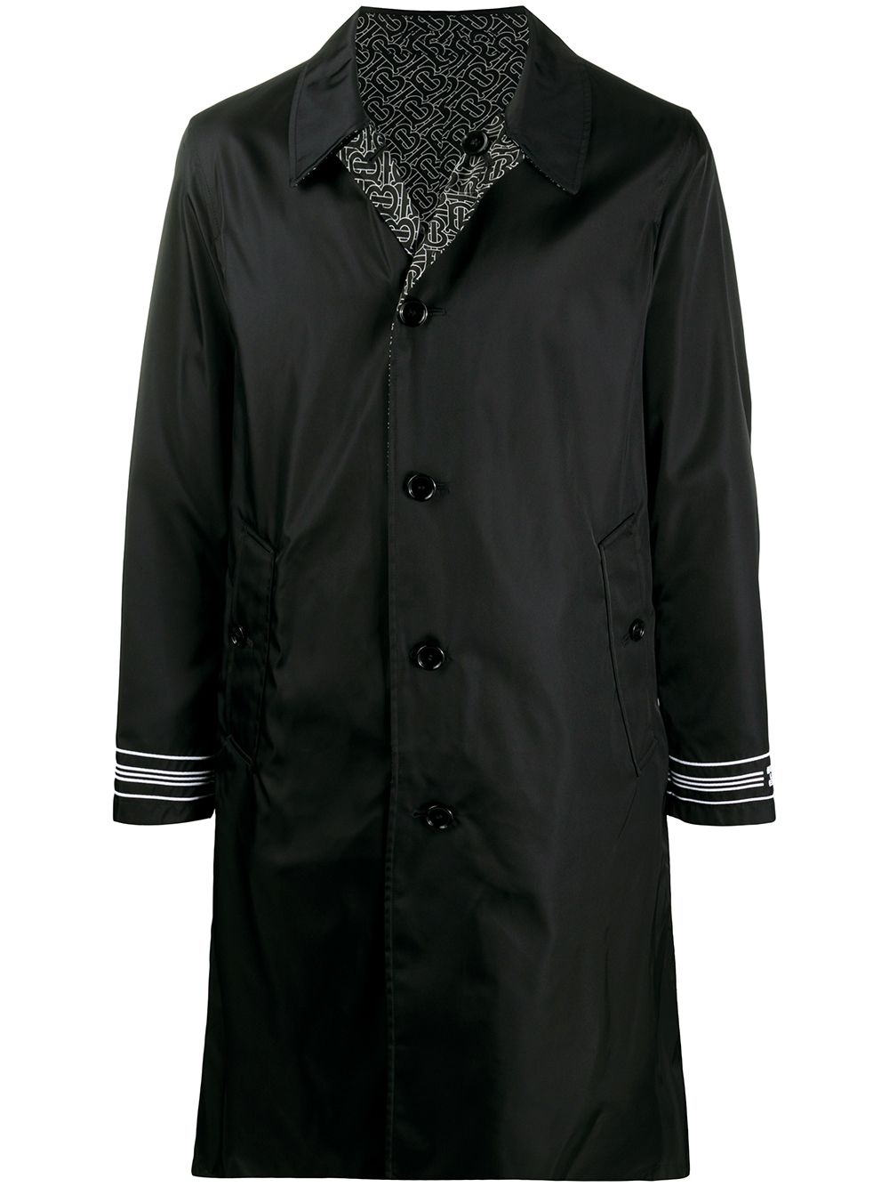 Monogram reversible trench coat - 1