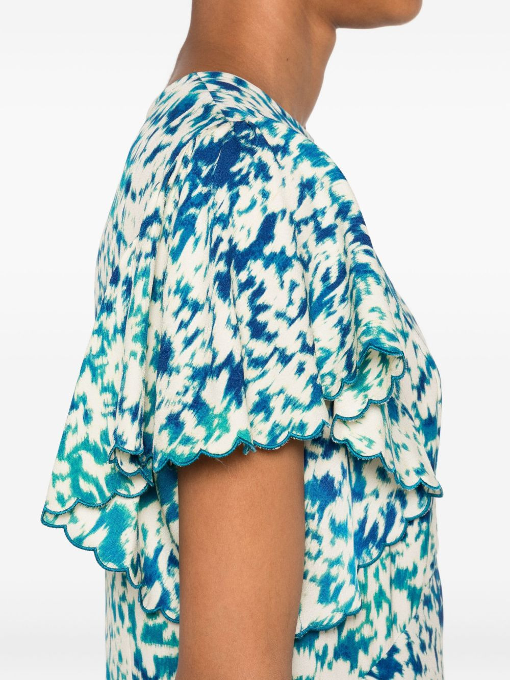 ruffled maxi dress - 5