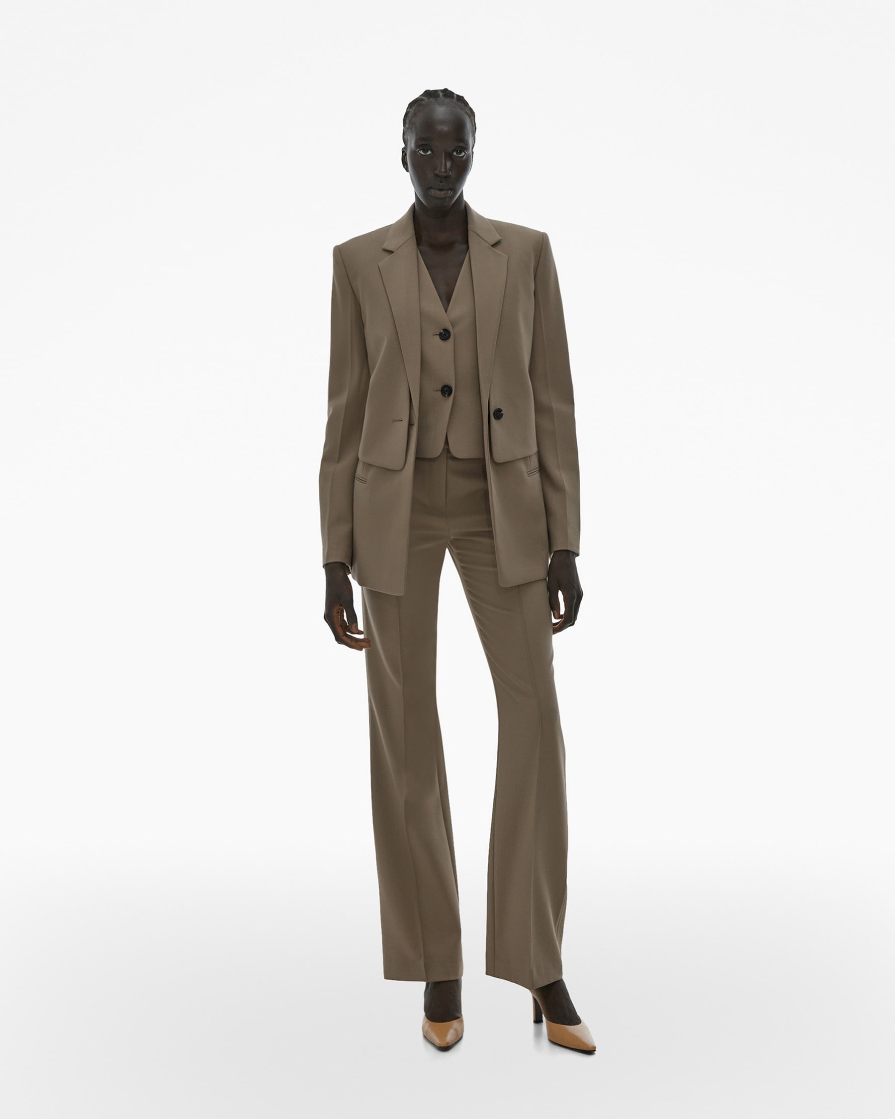 LAYERED CUT-OUT BLAZER - 2
