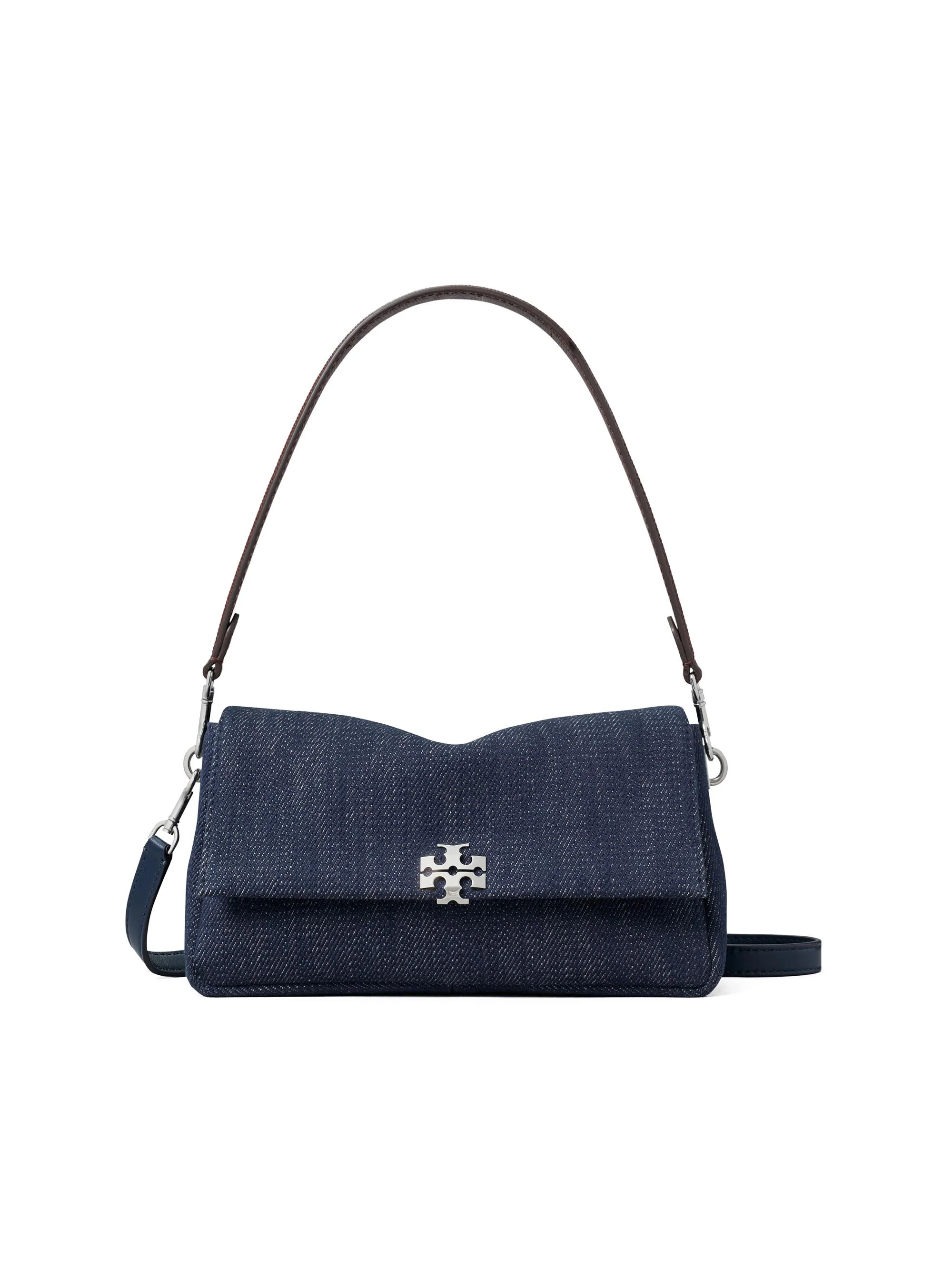 Women's Charlie Small Denim Shoulder Bag - Midnight - 1