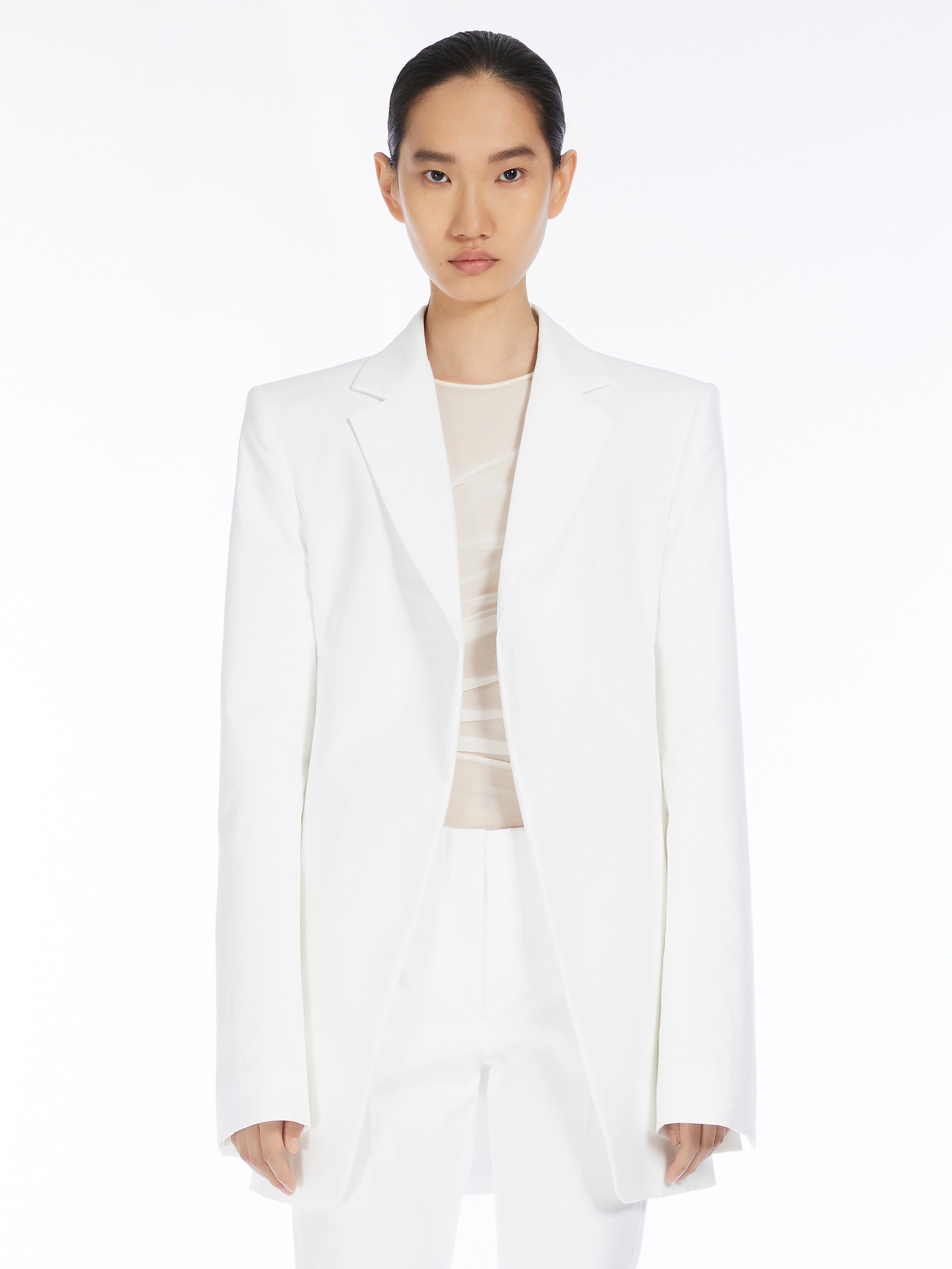ASTER Stretch bi-material blazer - RUNWAY - 3