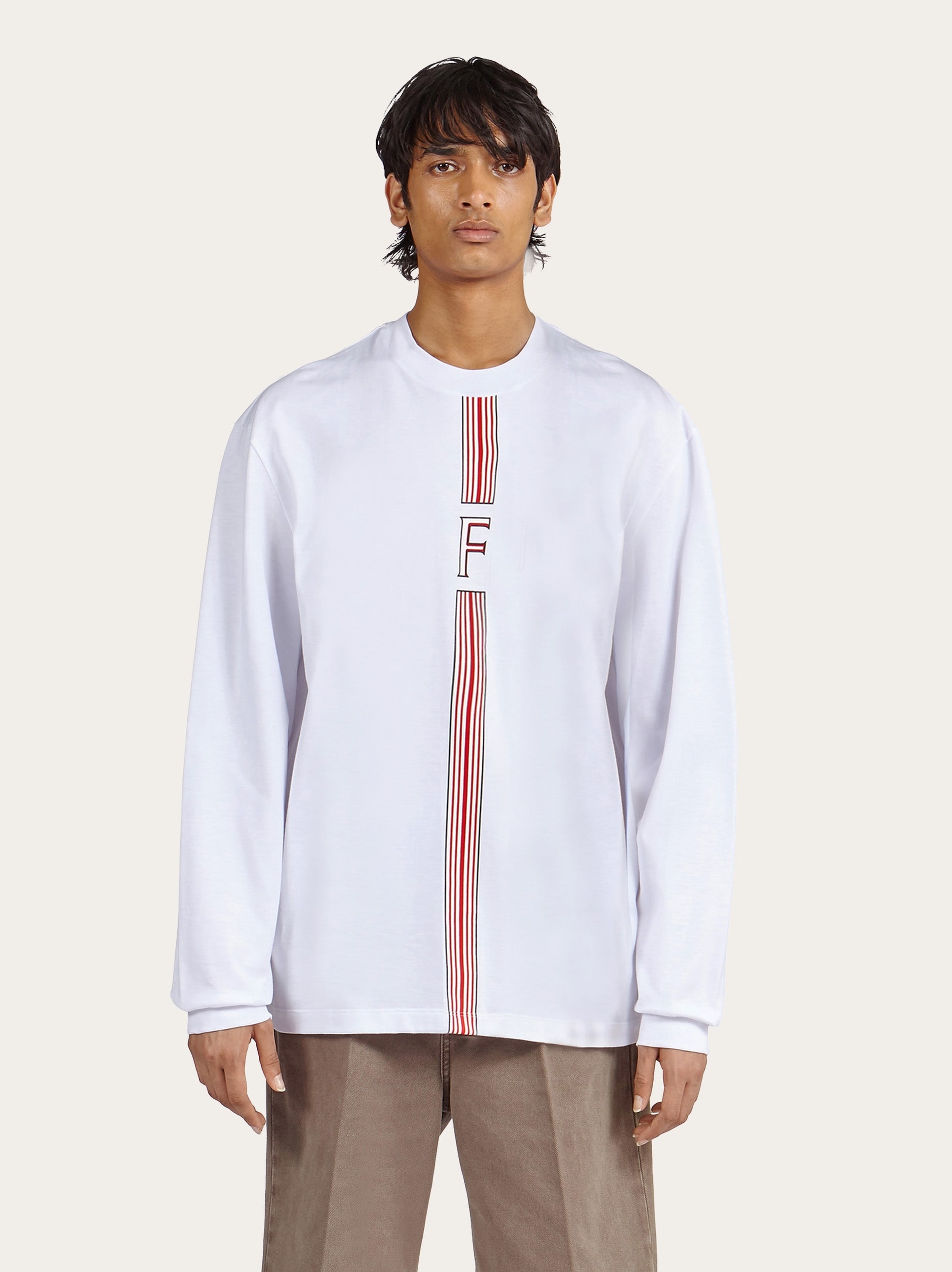 Long sleeved t-shirt with College Stripe graphic - 2