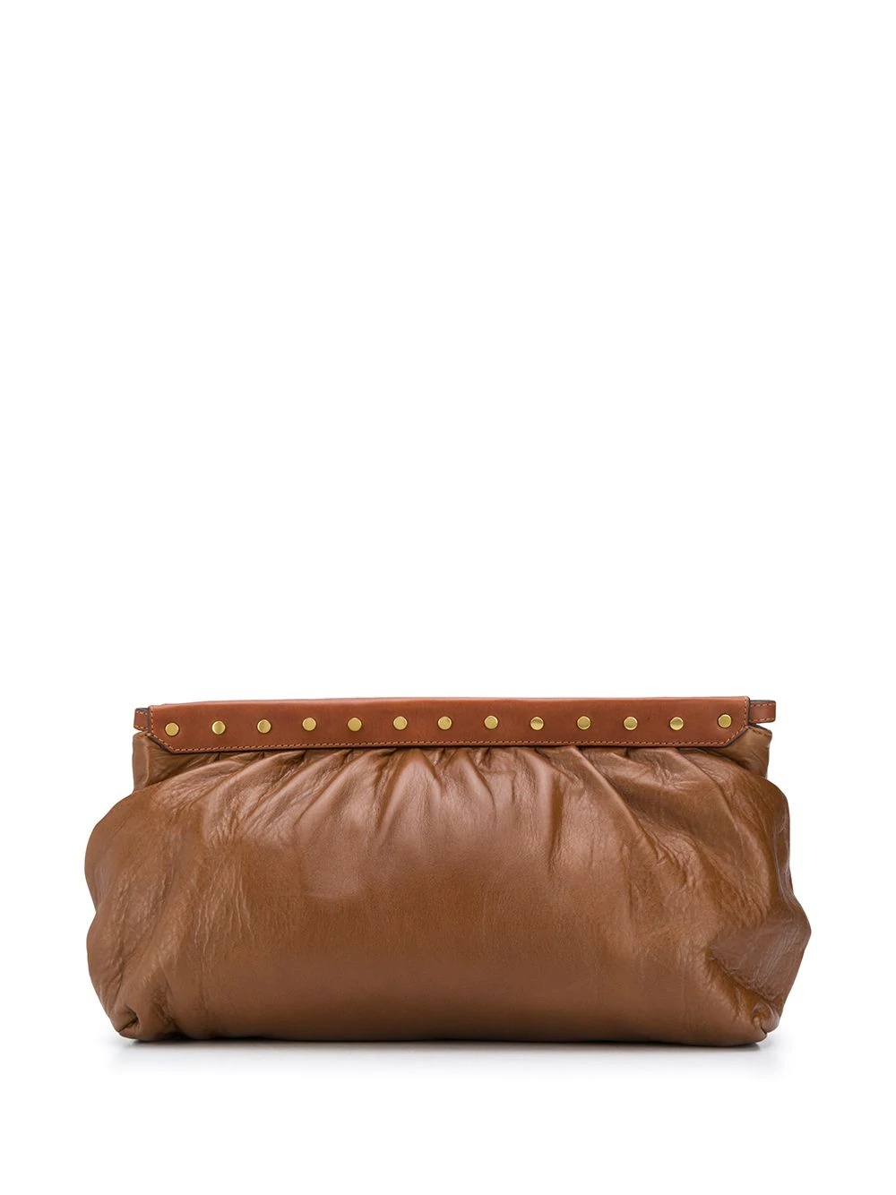 stud detailed lambskin clutch - 1