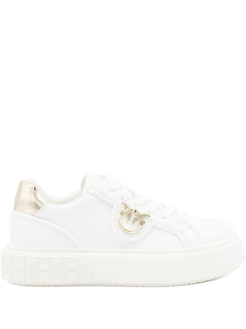 metallic-detail bird-embellishment sneakers 1