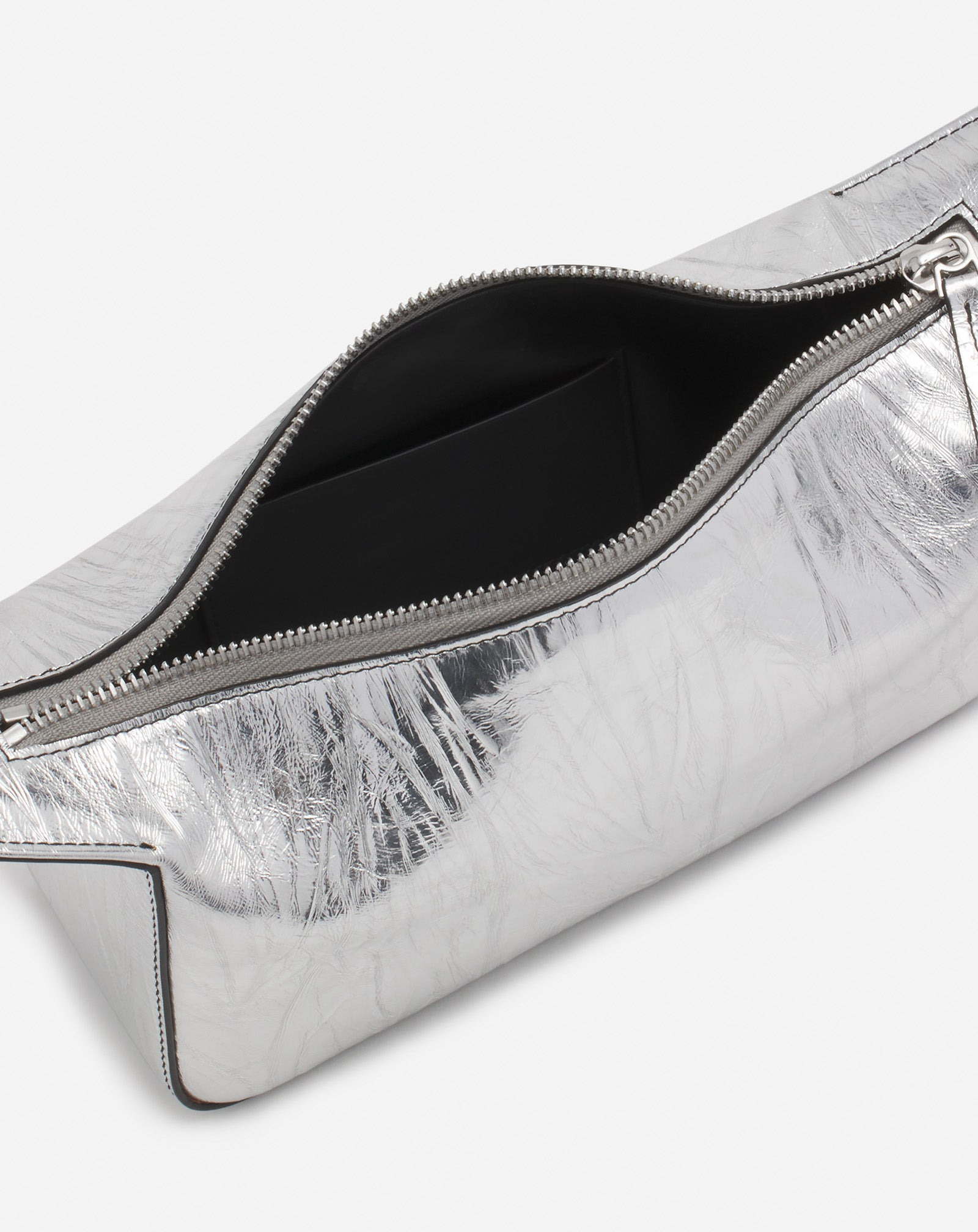 HAUTE SÉQUENCE CLUTCH BAG IN METALLIC LEATHER - 5
