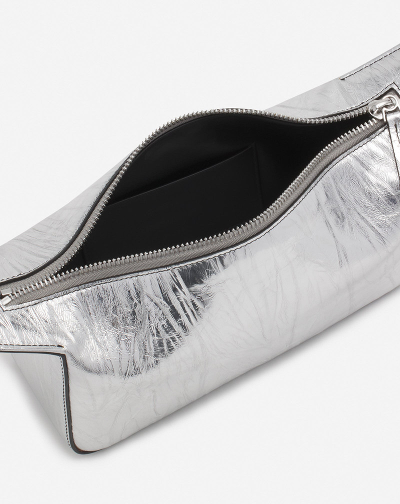 HAUTE SÉQUENCE CLUTCH BAG IN METALLIC LEATHER 5