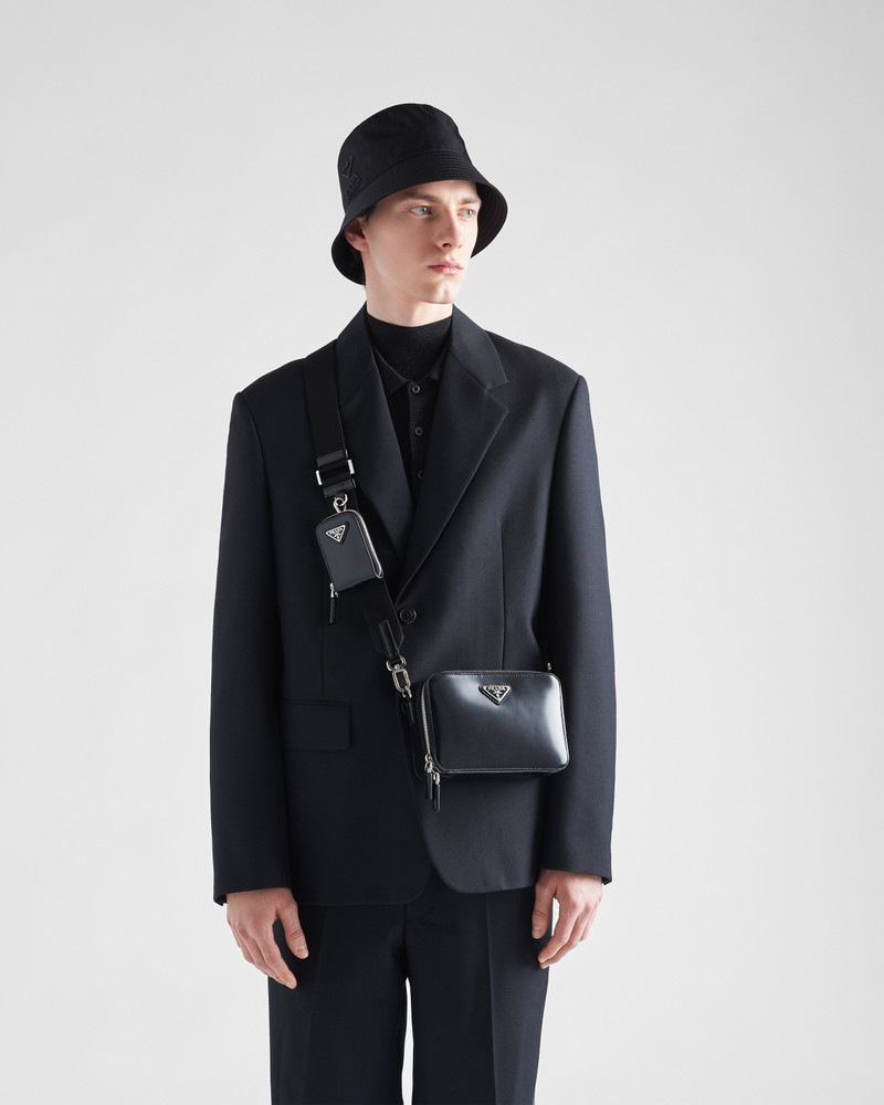 Prada Small Prada Brique leather bag outlook