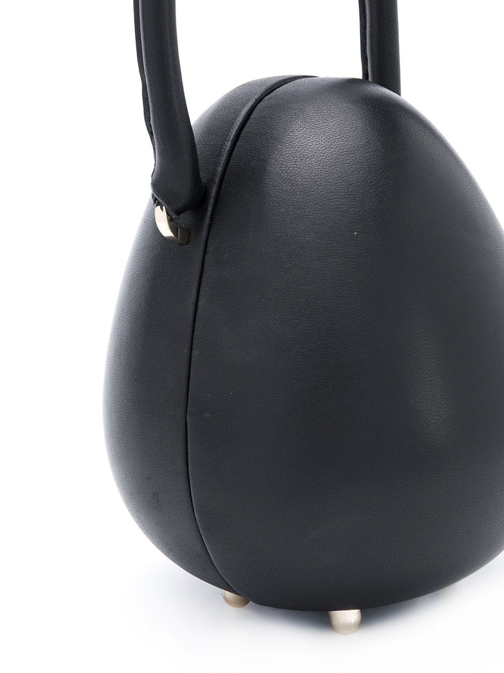 leather Egg clutch bag - 4