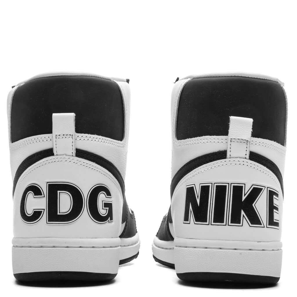 COMME DES GARCONS HOMME PLUS X NIKE TERMINATOR HIGH SP - WHITE/BLACK - 4