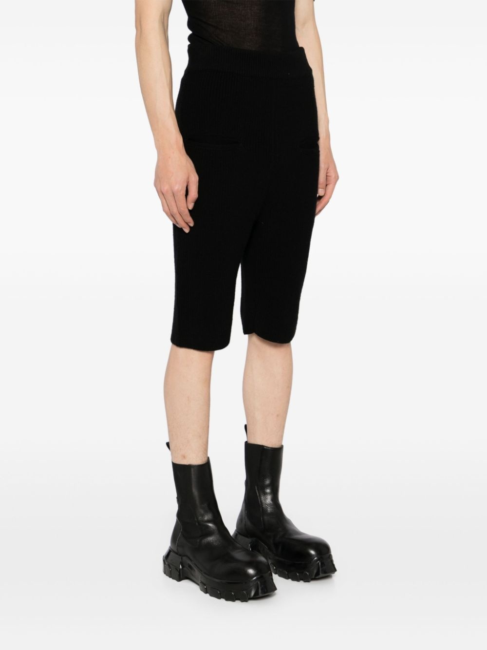 wool knitted short - 3