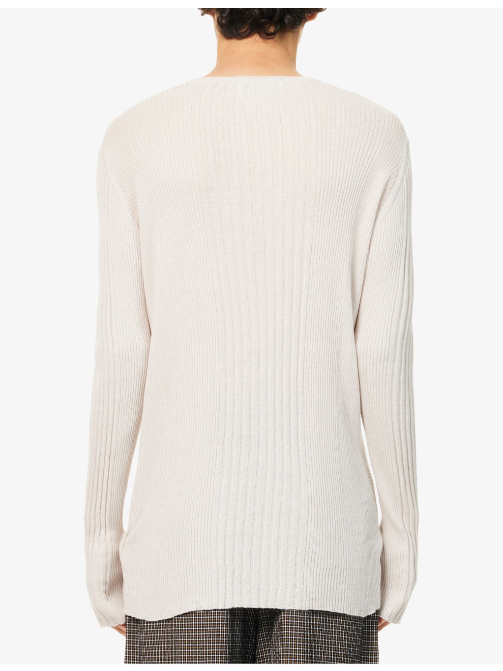 Tegan Ribbed Cotton-Cashmere Knitted Top - 4