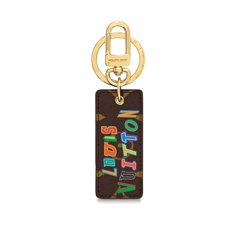 LVXNBA Monogram Letters Tab Bag Charm And Key Holder 1