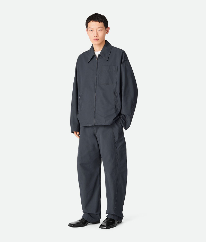 Resinated Cotton Blouson 1