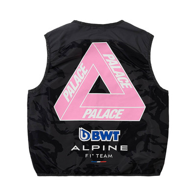 PALACE Palace x Kappa For Alpine Pit Vest Bodywarmer 'Night Desert Camo' outlook