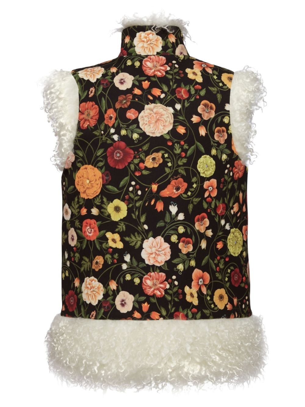 sleeveless folk jacket - 5