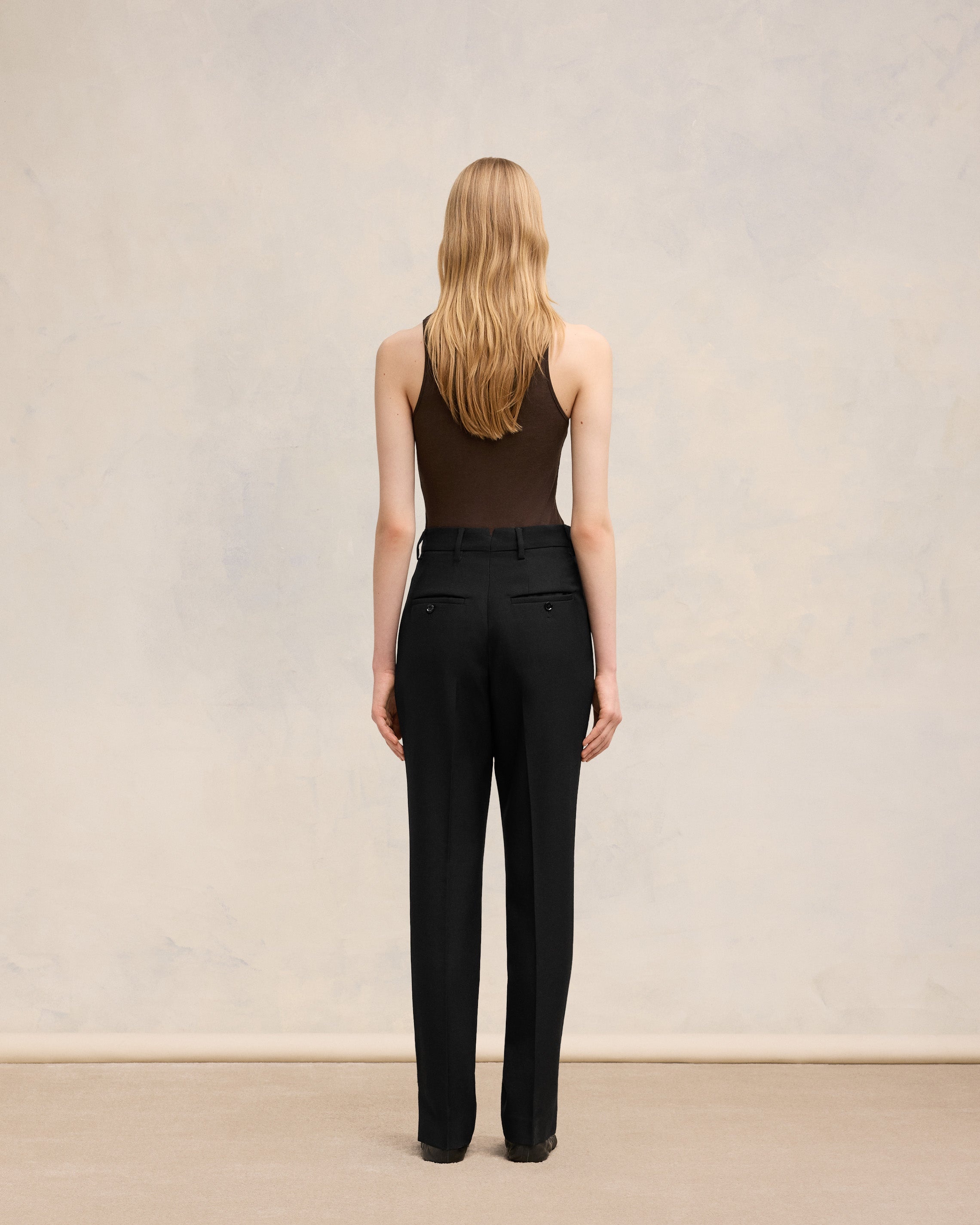 HIGH WAISTED CIGARETTE TROUSERS - 4