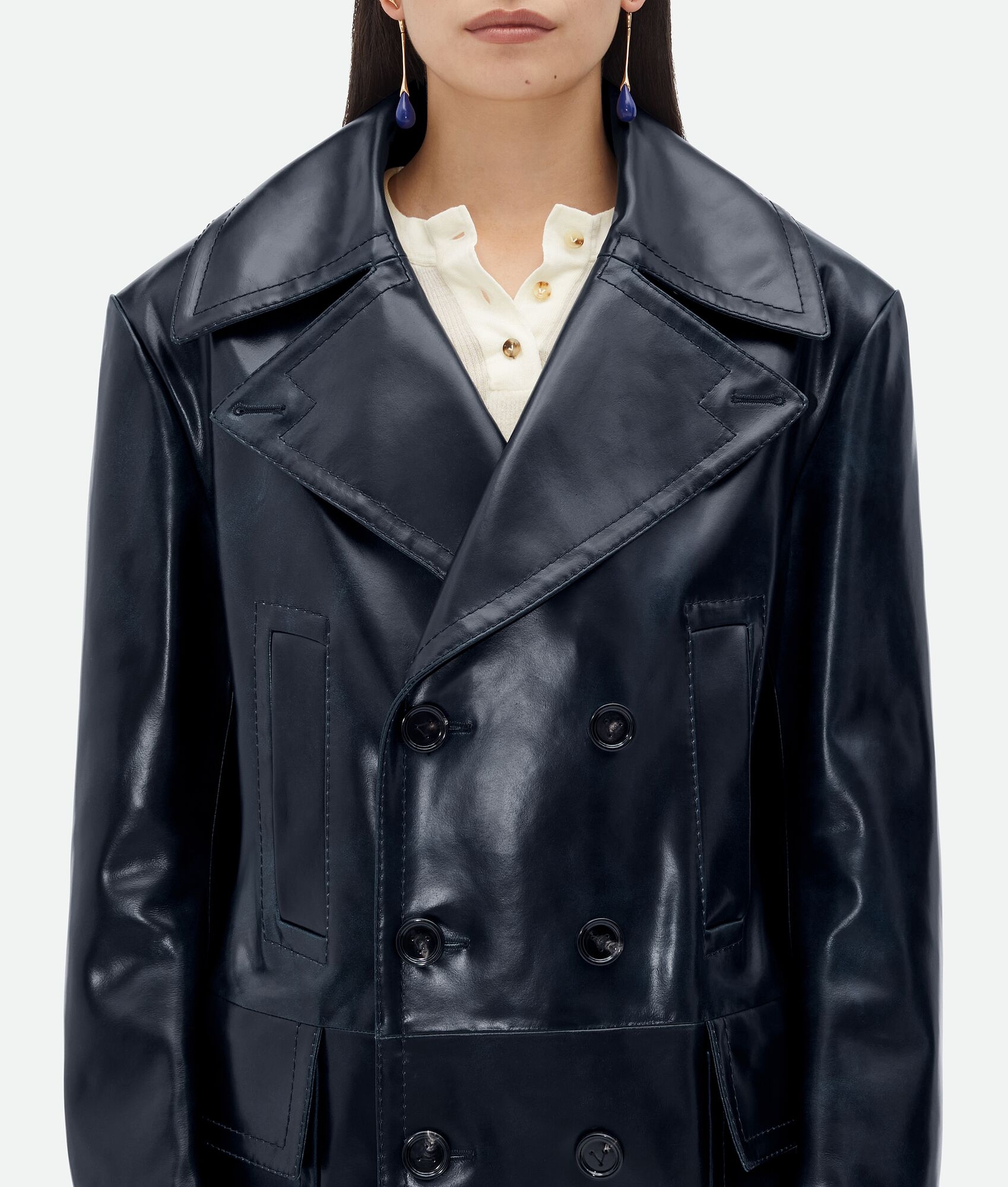 Leather Short Coat - 5
