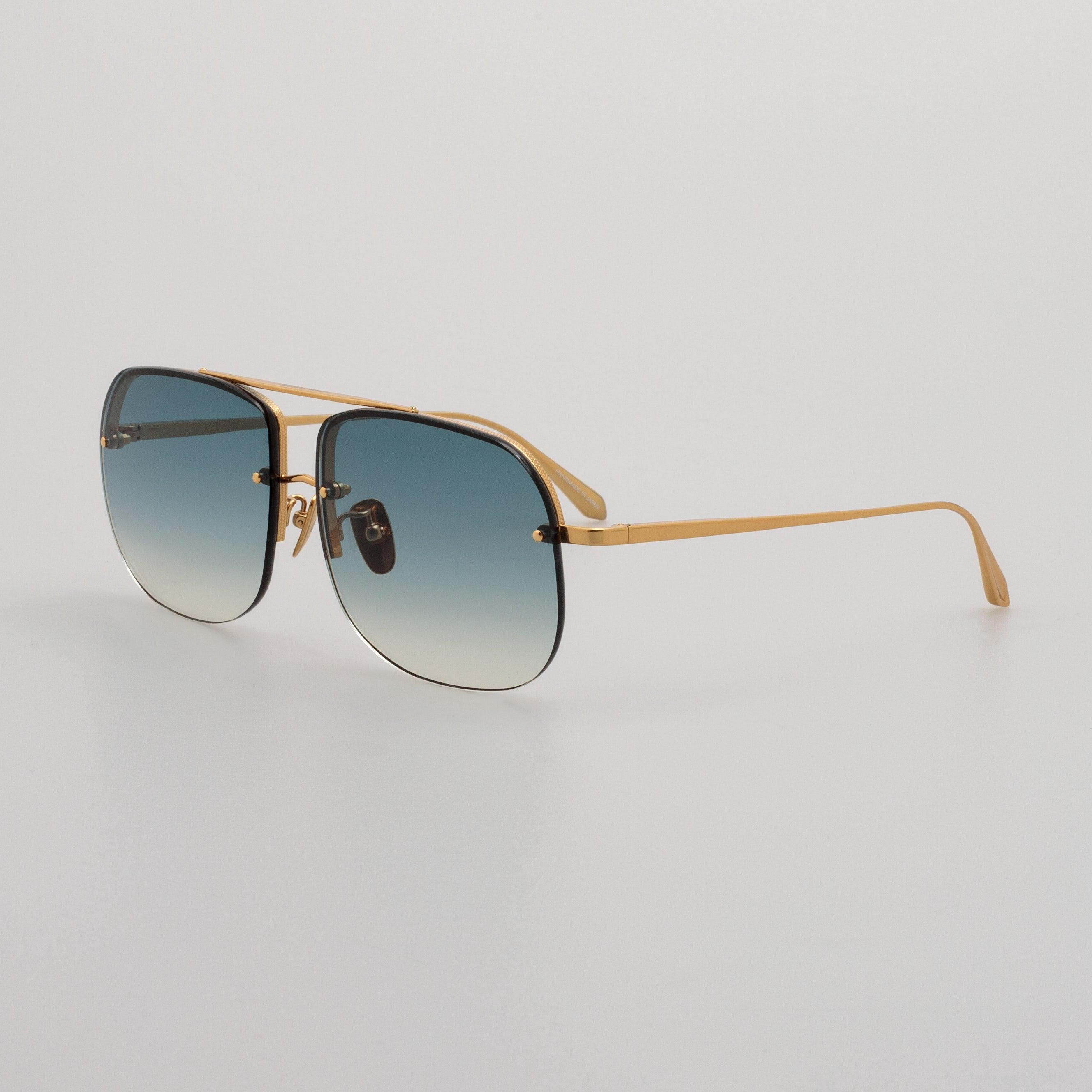 Seren Aviator Sunglasses in Aqua - 2