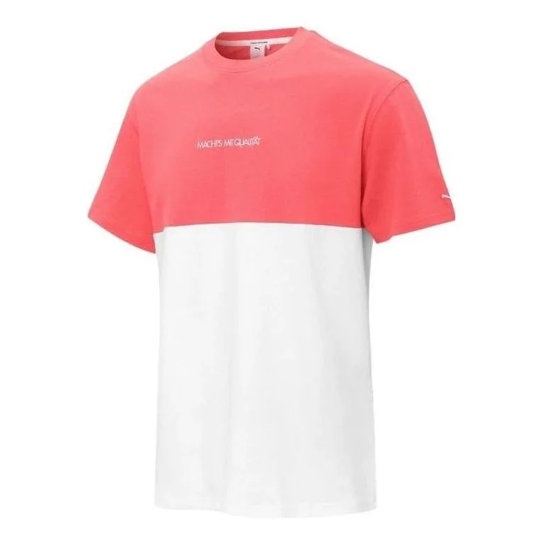 PUMA MMQ ColorBlock Tee 'Pink' 537511-35 - 1