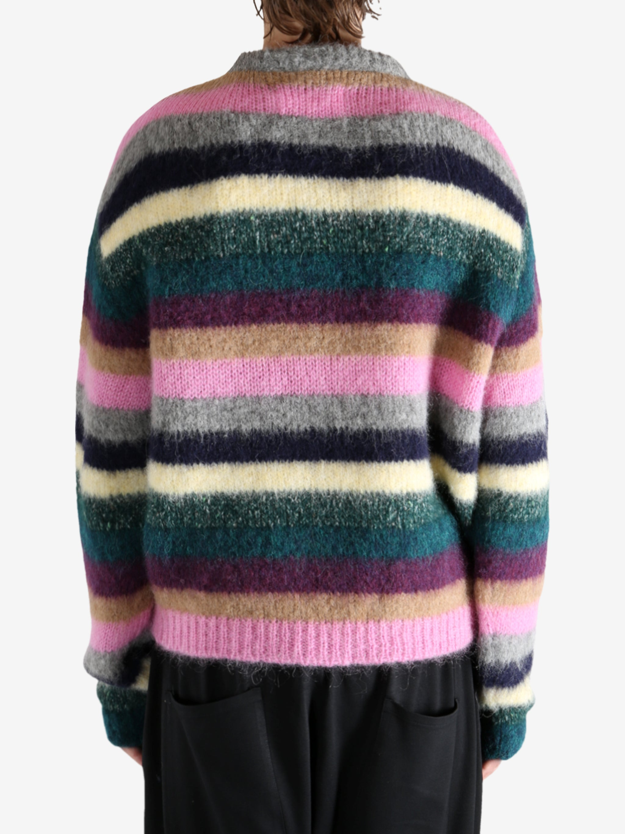 ERL - Unisex Striped Alpaca Crewneck - 3