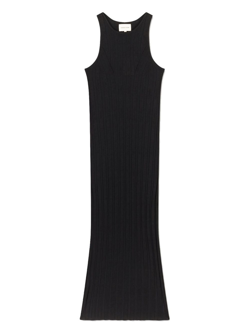 ribbed sleeveless maxi day dress 1
