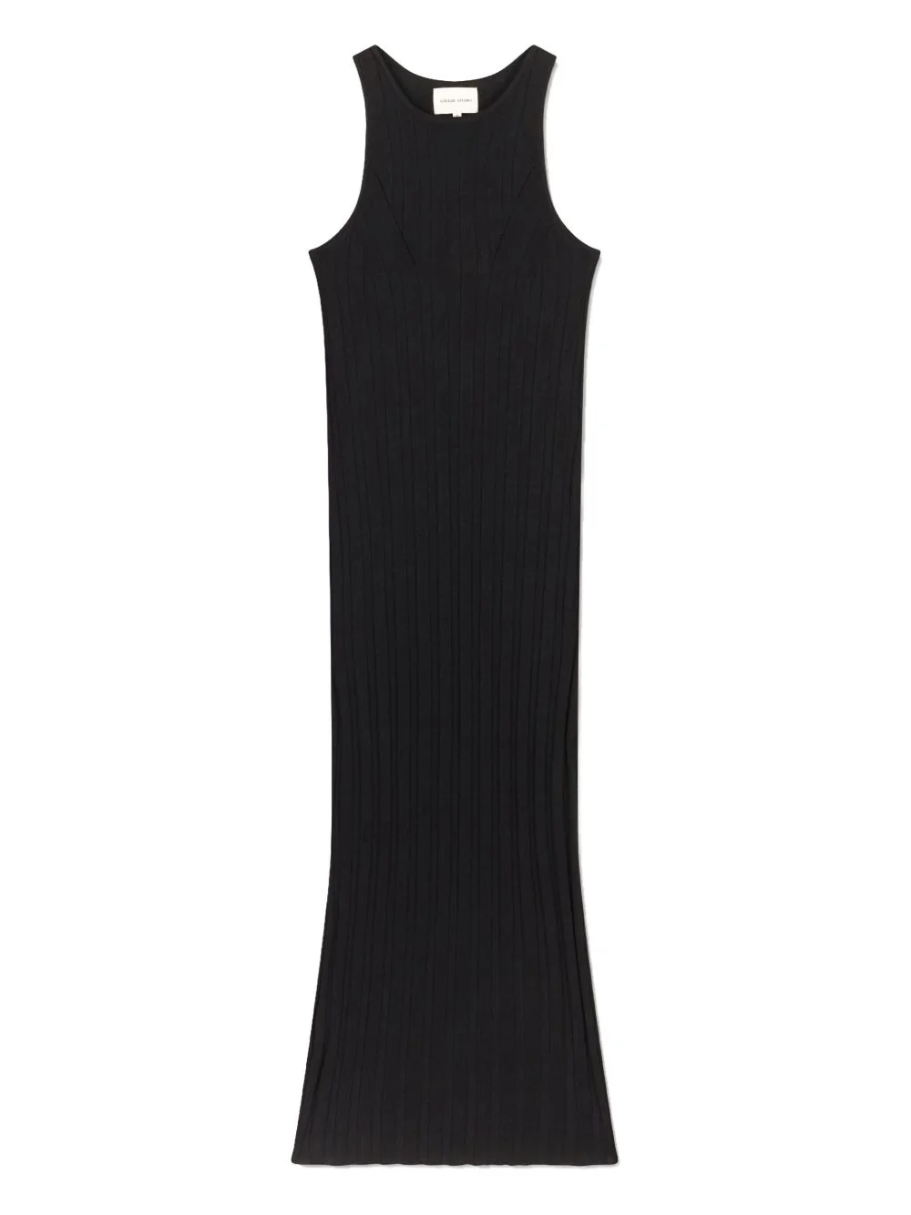 ribbed sleeveless maxi day dress - 1