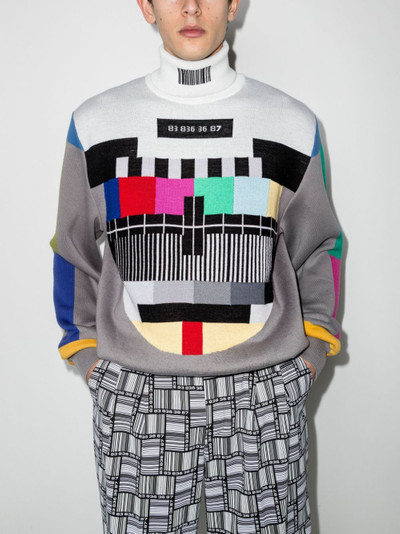 VETEMENTS TEst Card rollneck jumper outlook