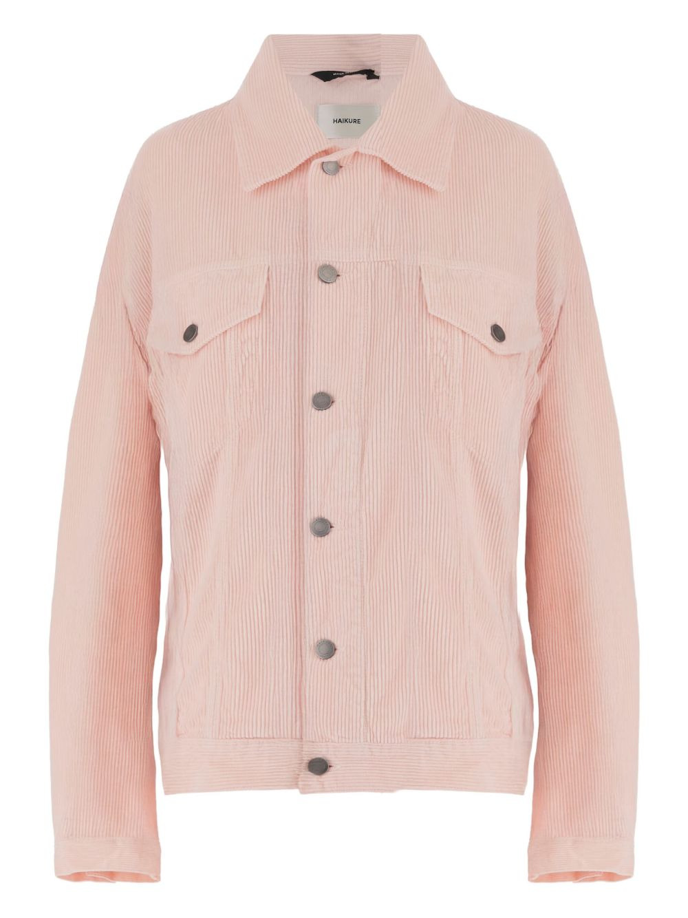 corduroy button-up jacket - 1