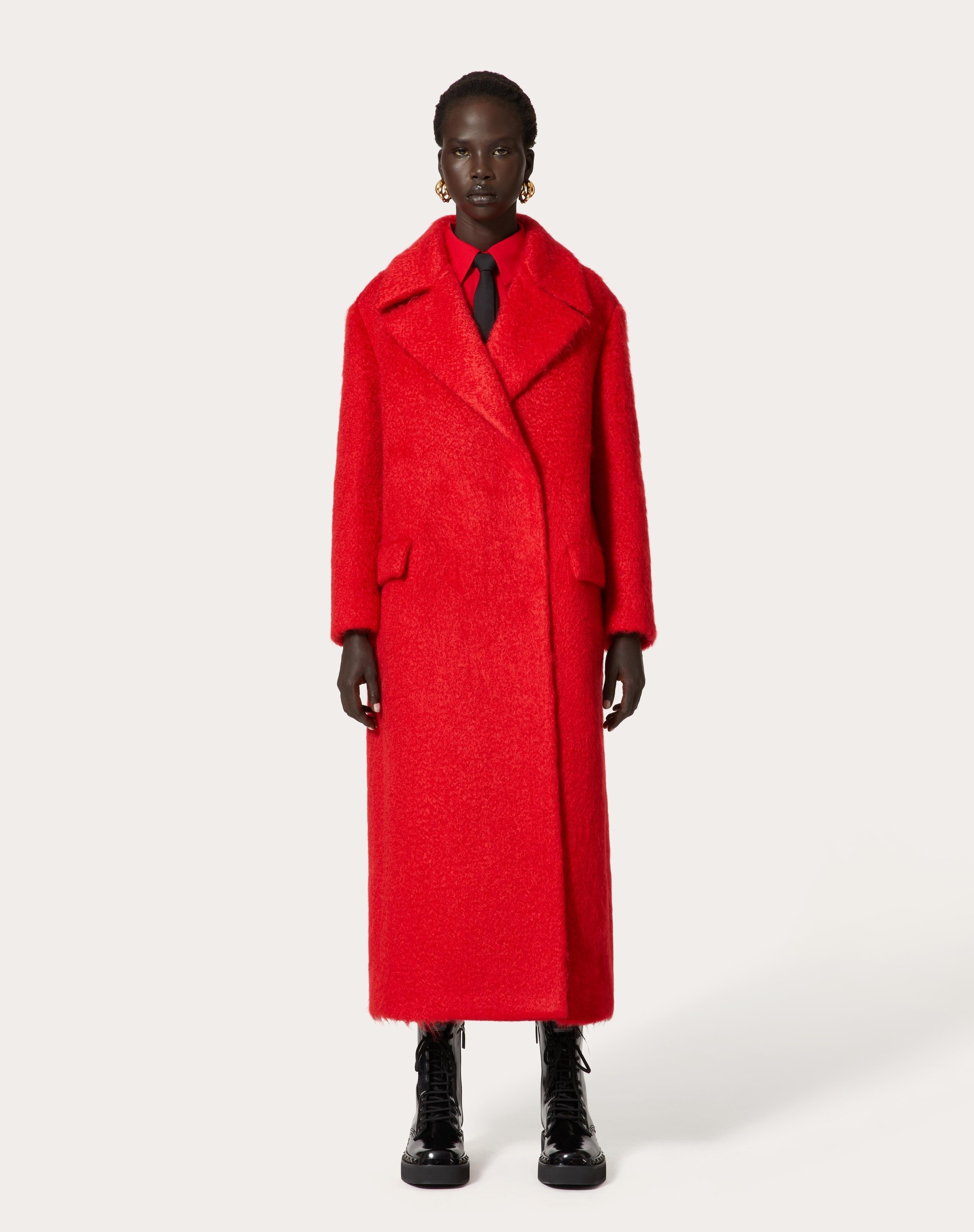 UNCOATED BOUCLÉ COAT - 3