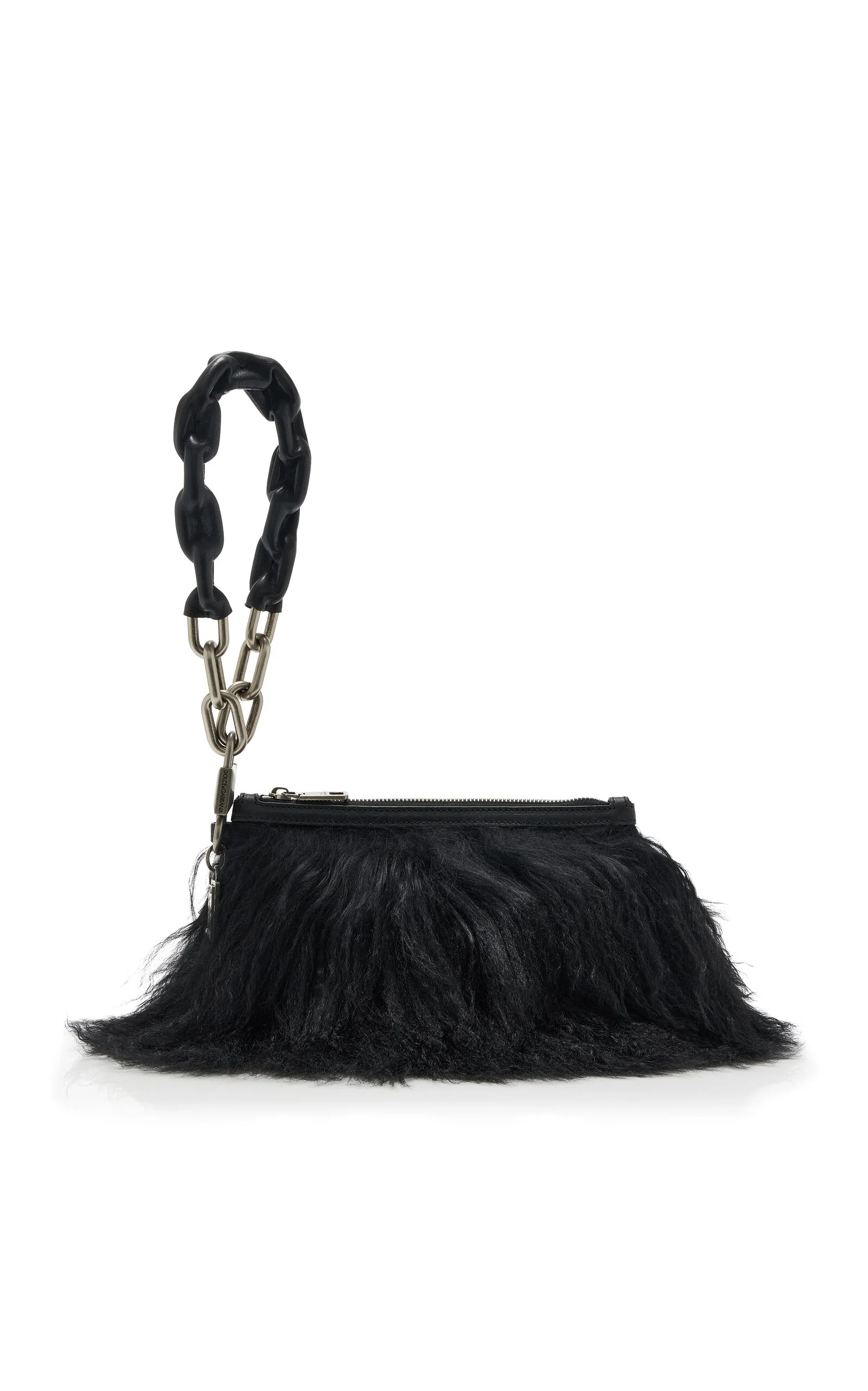 Necessaire Shearling Pouch black - 1