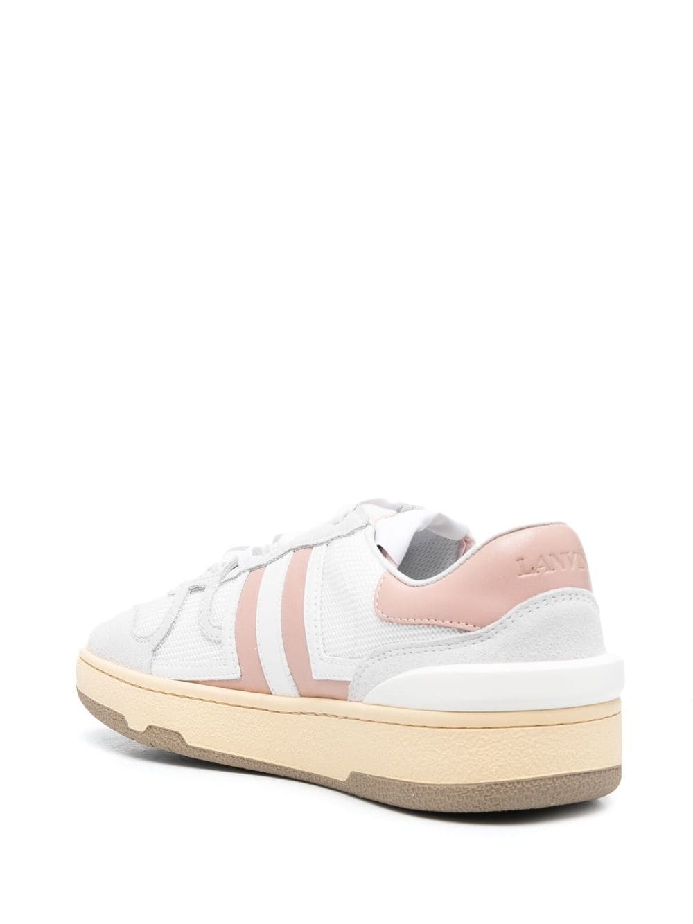 Clay panelled low-top sneakers - 3