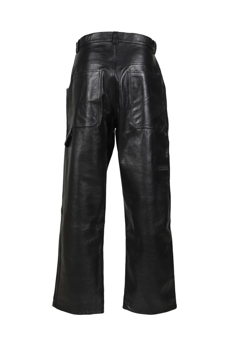 VETEMENTS LEATHER HIP-HOP PANTS / BLK outlook