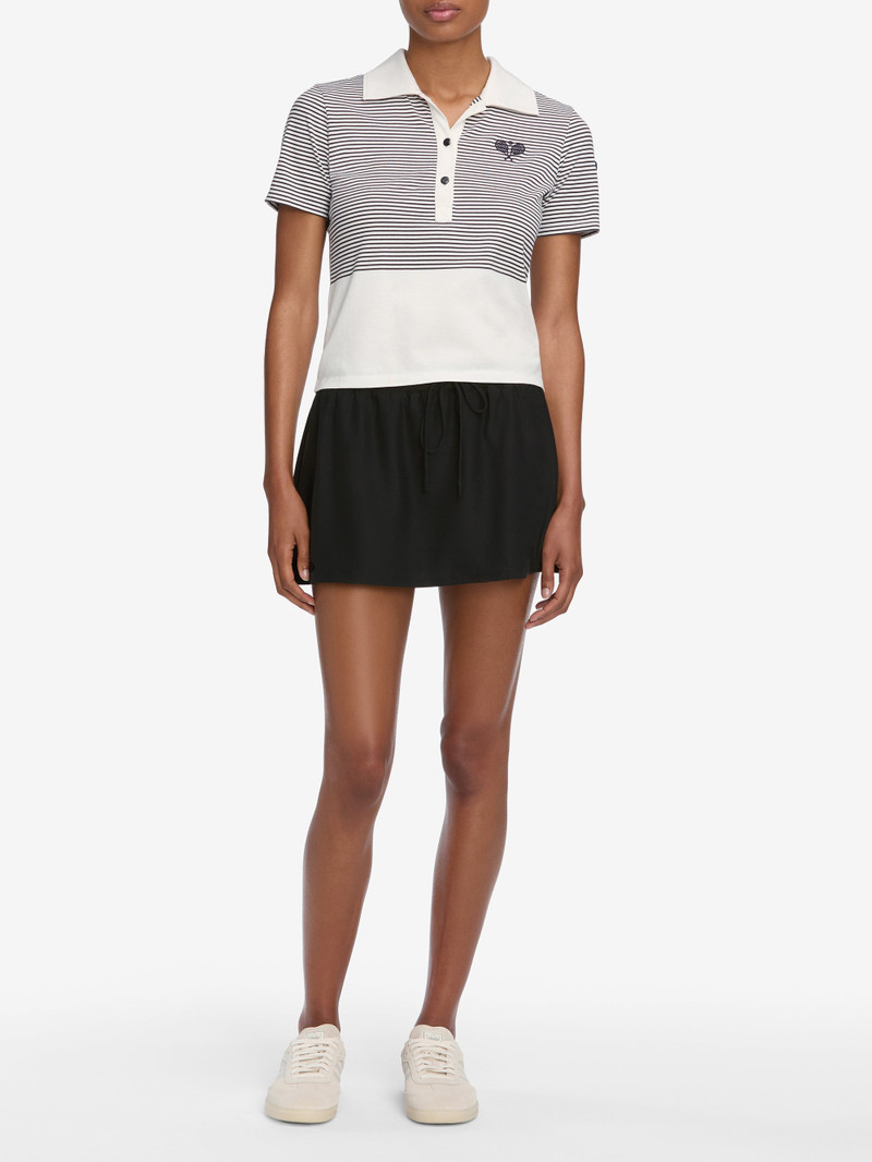 FRAME The Tennis Polo in White Multi outlook
