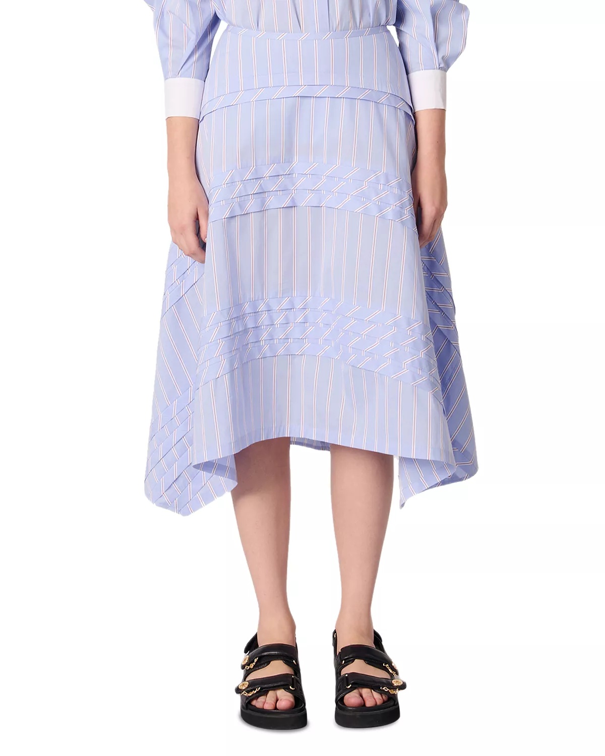 Striped Maxi Skirt - 1