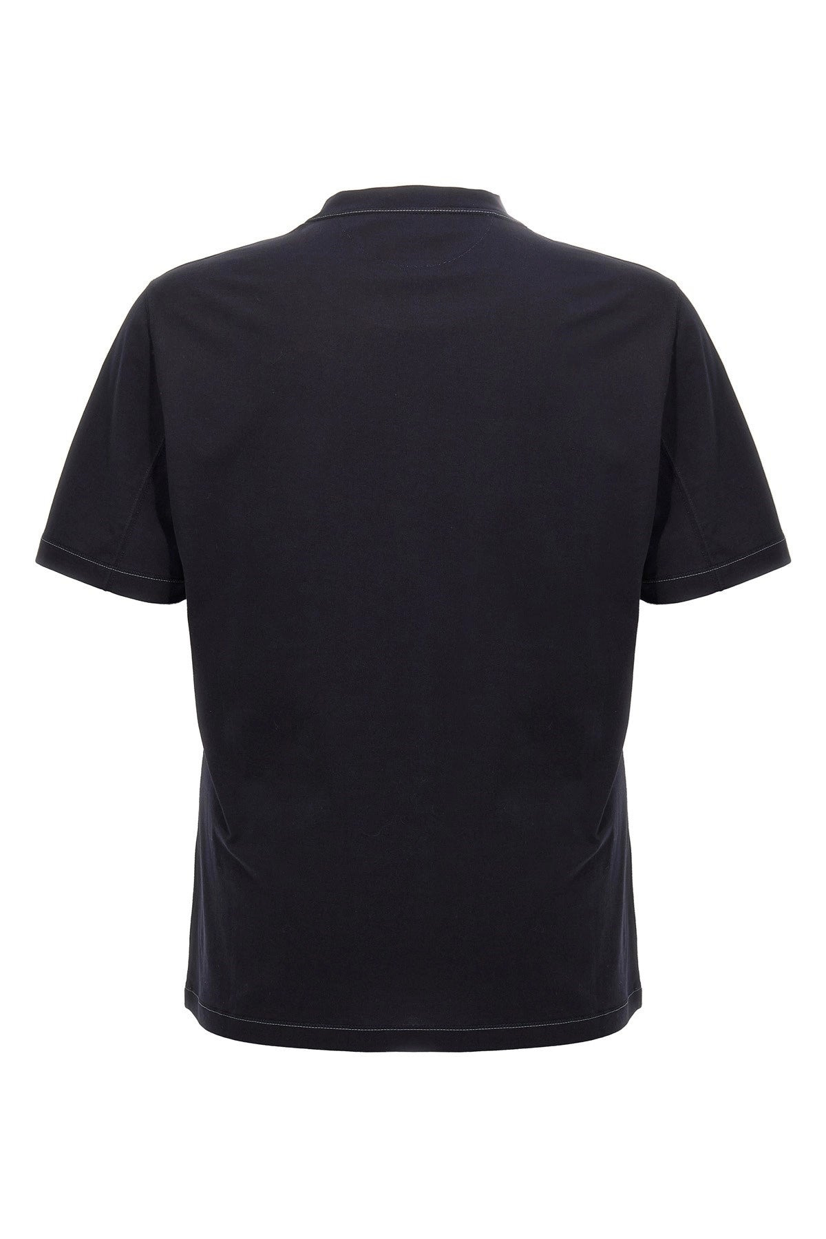 Brunello Cucinelli Men Logo Embroidery T-Shirt - 2