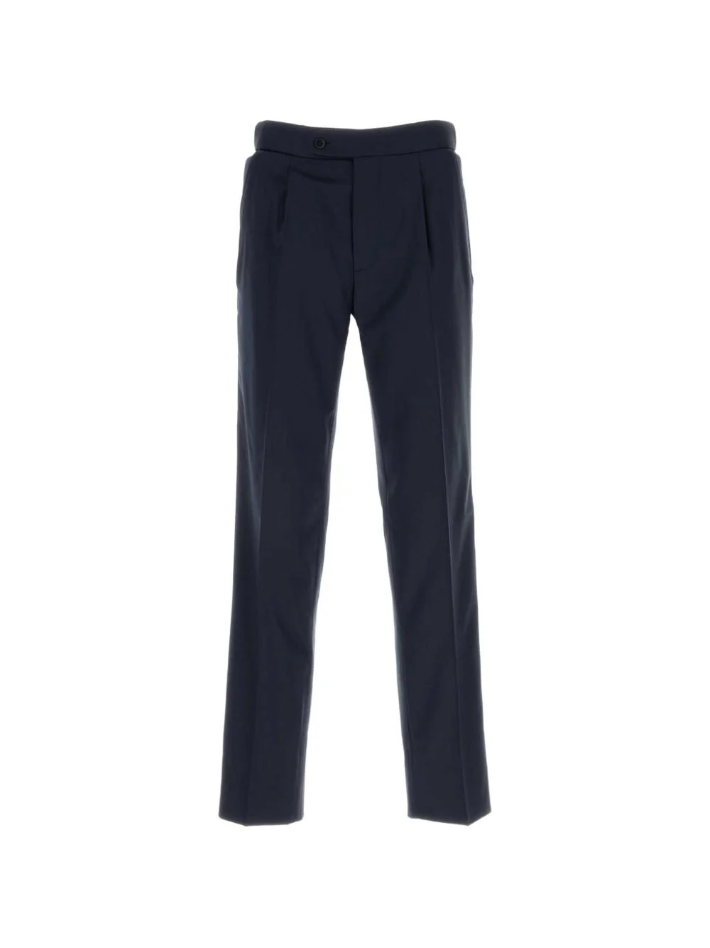 pleated wool trousers - 1