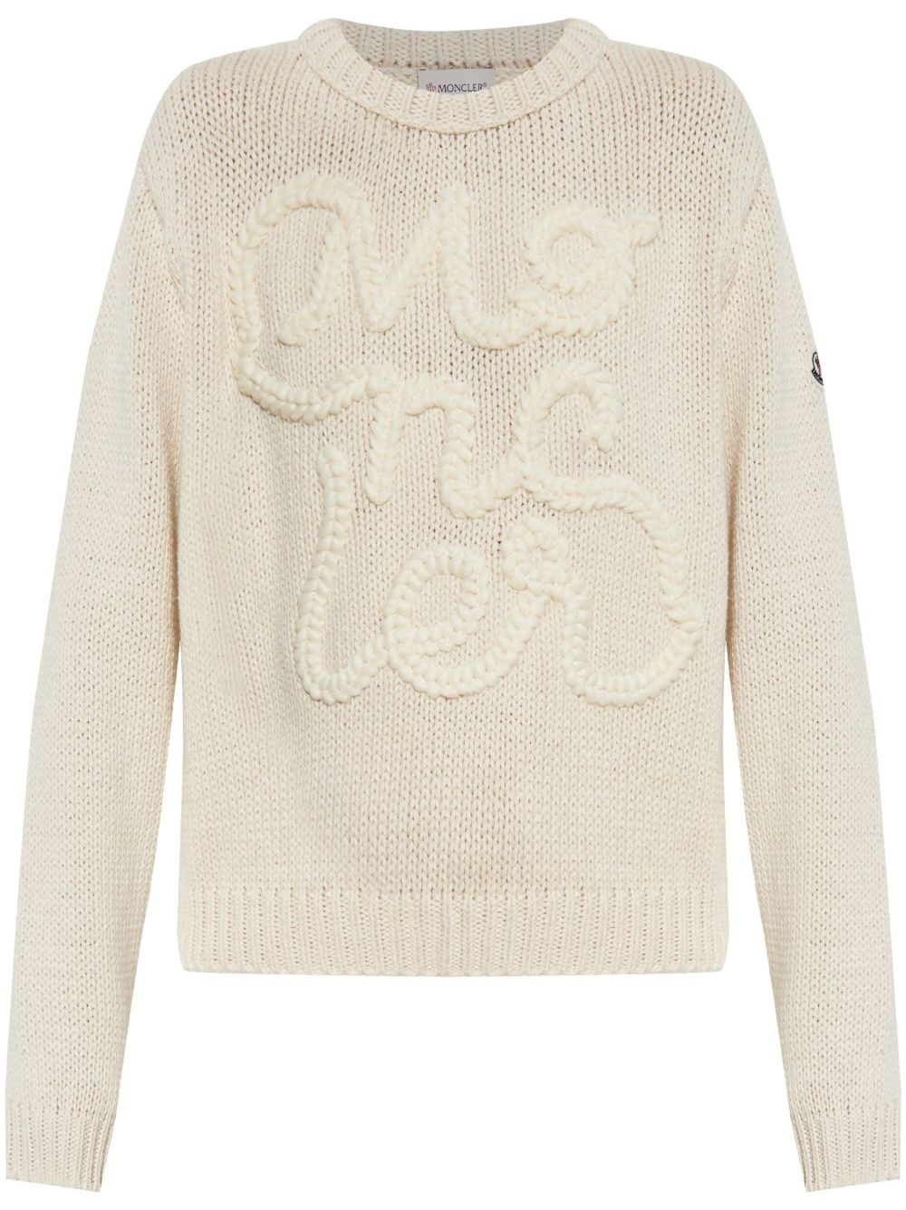 logo-embroidered cotton sweatshirt - 1