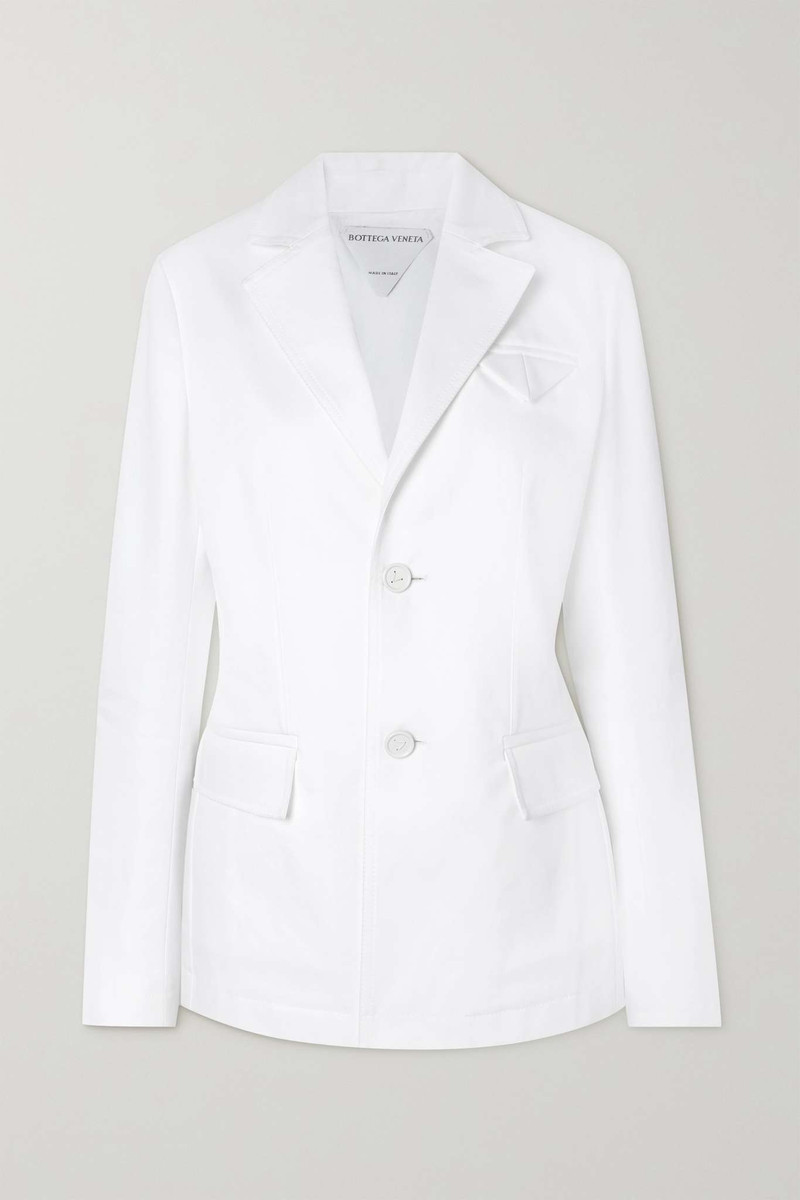 Cotton-twill blazer - 1