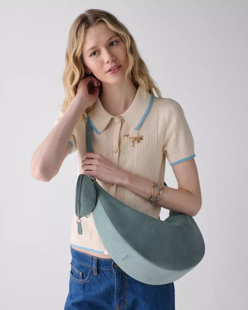 kate spade Duo Suede Large Crossbody Bag outlook
