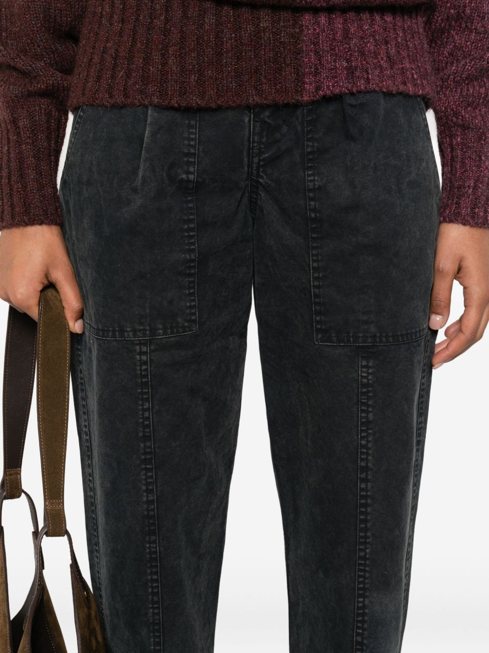 pleated jeans - 5