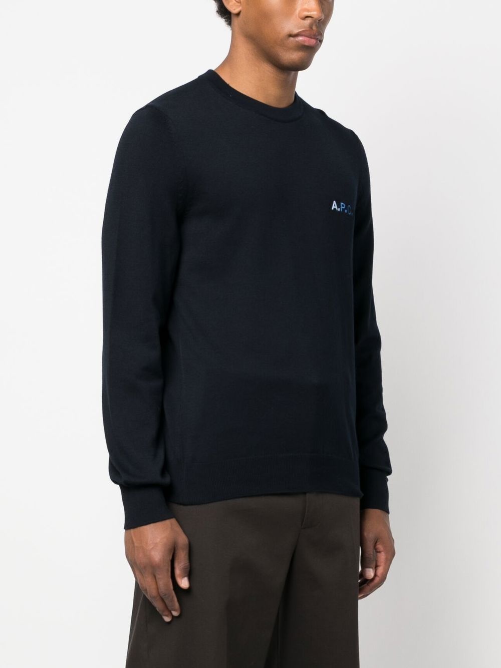 embroidered logo sweatshirt - 3