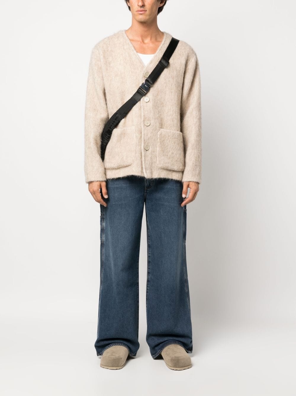 mid-rise wide-leg jeans - 2