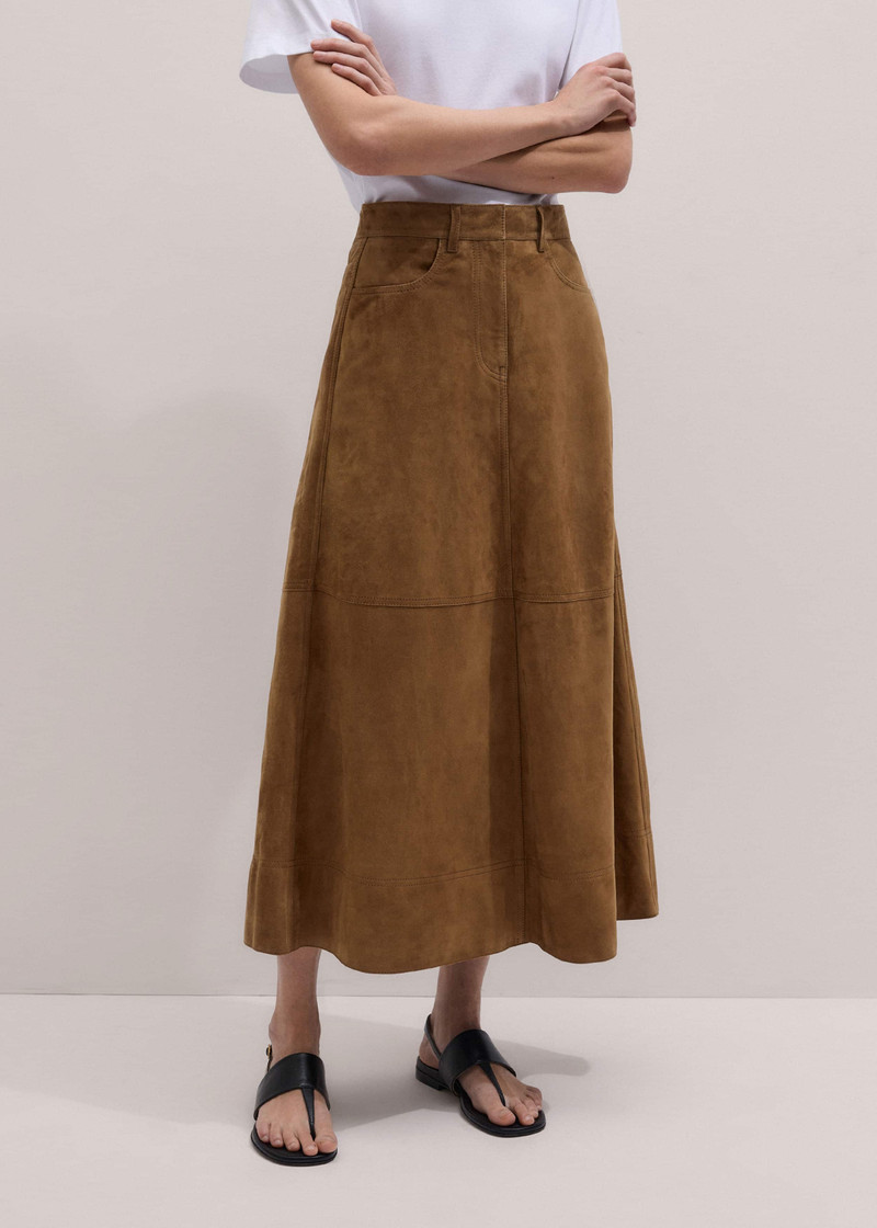 ME+EM Luxe A-Line Maxi Skirt outlook