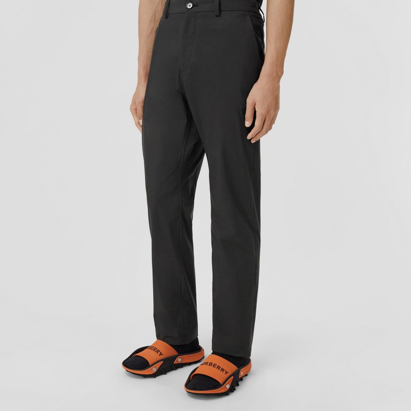 Cotton Blend Tailored Trousers 5