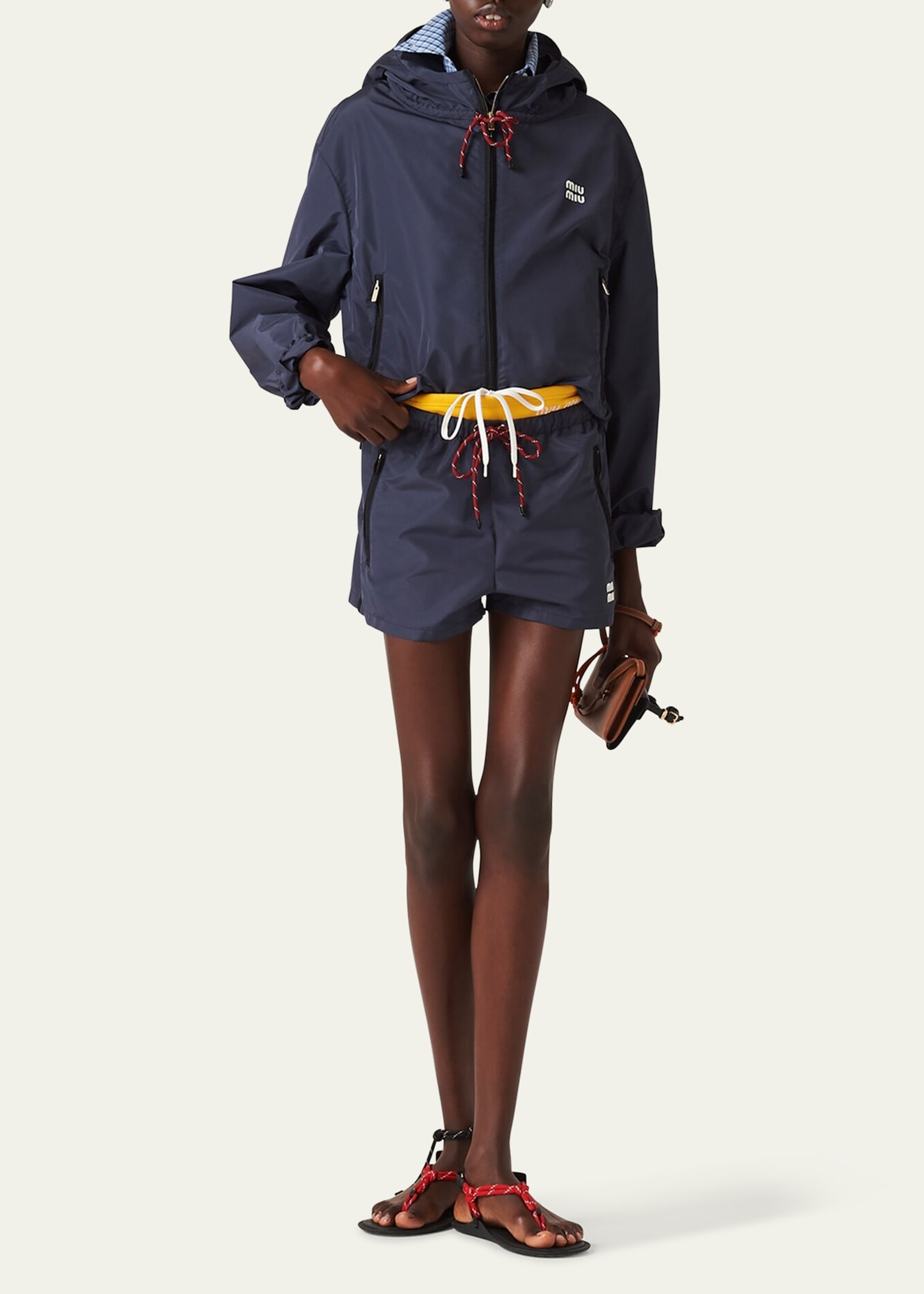 Drawstring Zip-Pocket Shorts - 2