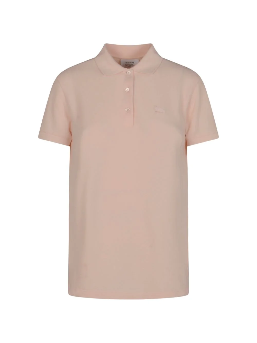 logo-embroidered polo shirt - 1