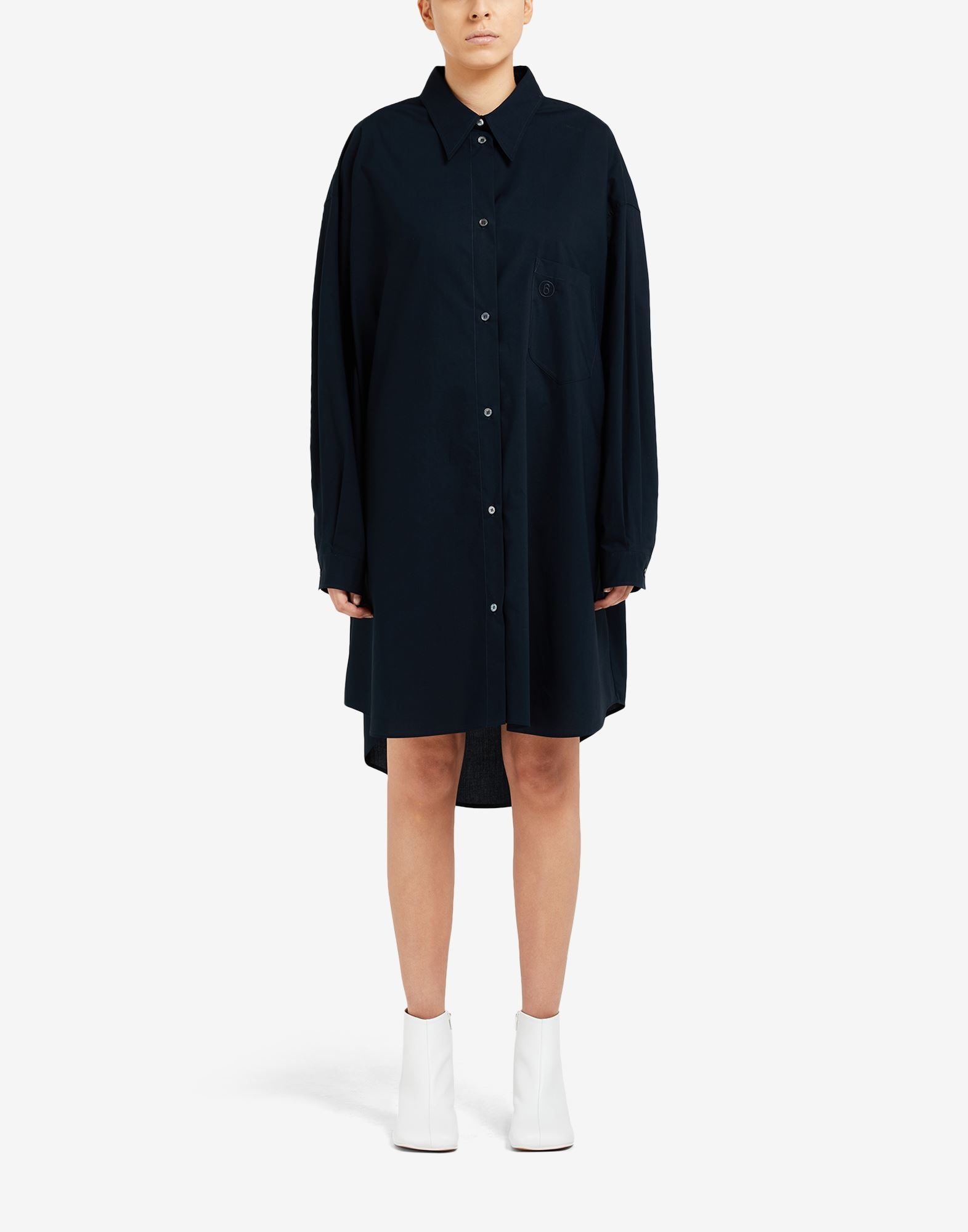 6 logo shirt-dress - 2