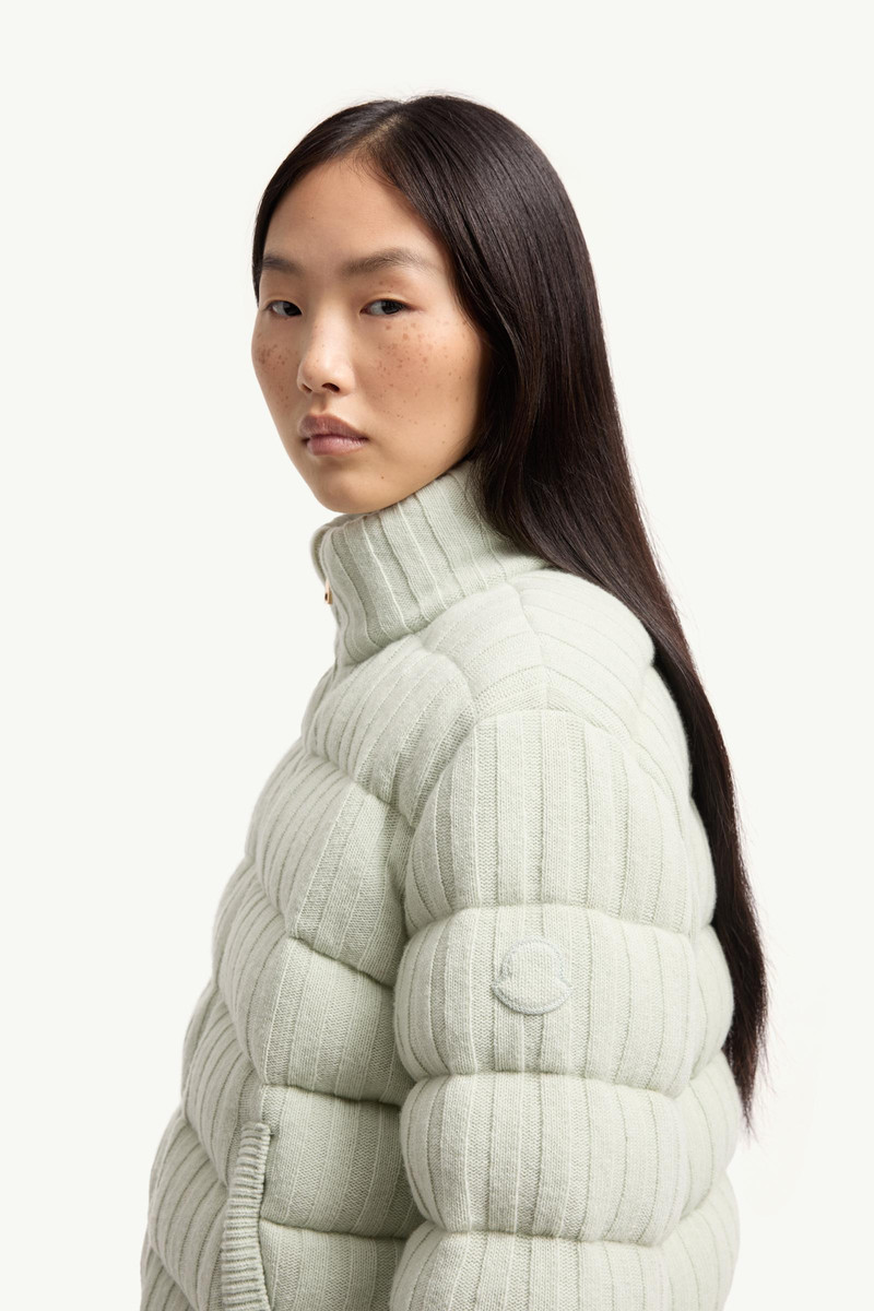 Wool & Cashmere Blend Padded Cardigan 3